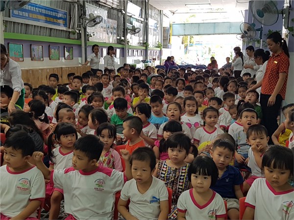 Hình hoạt động Múa rối Thánh Gióng
